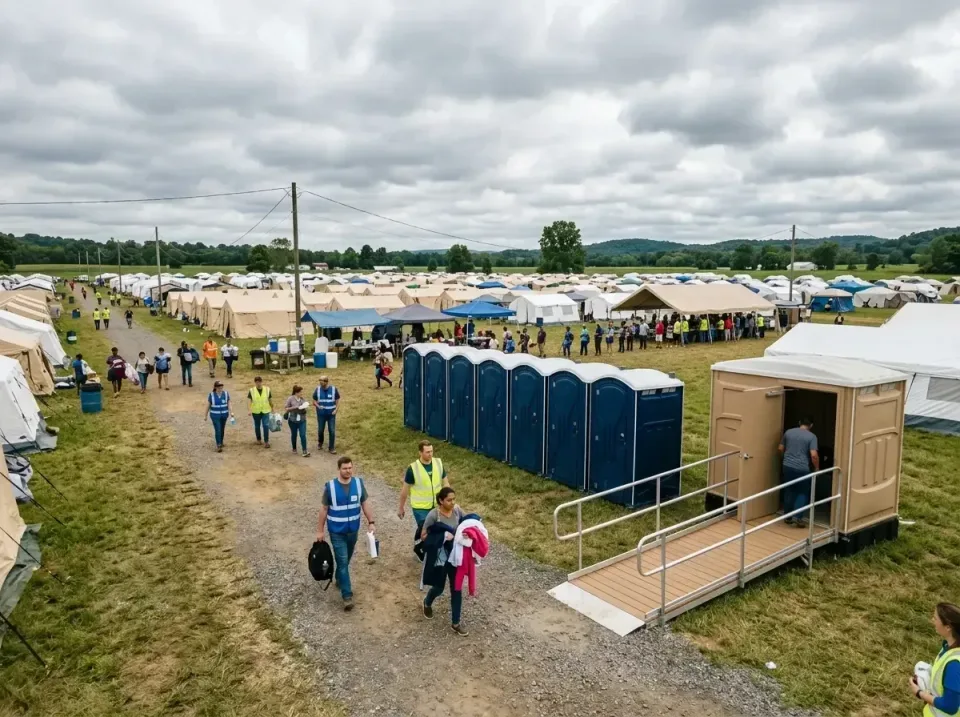 disaster-relief-camp-restrooms-010 — frequently asked questions, Dumpster & Portable Bathrooms Rental in Upland, PA